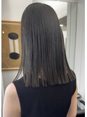 ＊黒髪ストレートロングレイヤーミディアム髪質改善ストレート