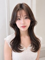 ジーナ 福岡千早(Zina) 髪質改善*ダークパープルレイヤーカットくびれ*韓国【Zina千早】