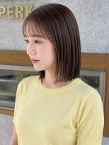 パーク(PERK)&nbsp;【28.アイロン使わずサマになる手軽さ♪切りっぱなしボブ】