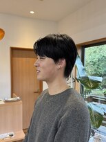 ヘアーロッジ(HAIR ROJJ)&nbsp;ナチュラルセンターパート/20代/30代/富山
