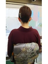 美容室ゆふー 和装アップ