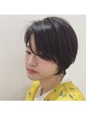 流しバング×ショートヘア☆  中村マサアキ