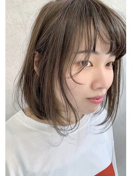 ケシキ大名(keshiki) 透け感耳かけボブディ/keshiki大名KAZU