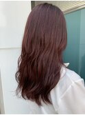 ＊ブリーチなし大人可愛いピンクベージュ透明感ピンクブラウン