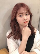 アナザーワールド(ANOTHER WORLD)&nbsp;ダブルカラー/ピンクベージュ/クリアピンクブラウン【渡辺まみ