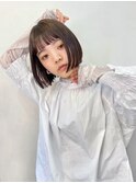 切りっぱなしボブ/ショートボブ/暗髪/黒髪ボブ