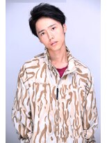 ノアランス 池袋(noah rance)&nbsp;七三オールバック　ツイストパーマ　ビジネス　かき上げヘア