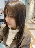 ○ダブルカラーでショコラベージュに○
