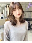 ツヤと柔らかさのある【お洒落ヘア】まろベージュ★