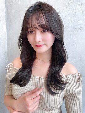 アフロート ルヴア(AFLOAT RUVUA) るなstyle 20代30代40代 韓国風 顔周りカットで小顔に◎