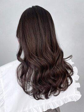 アルバム 新宿(ALBUM SHINJUKU) チョコブラウン_グレージュカラーボブウルフ_ba416251