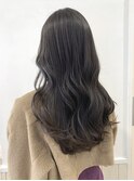 グレージュカラーインナーカラー白髪ぼかしハイライト