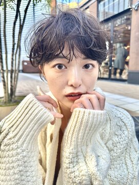 サンド 表参道(sand) ショートボブ20代30代40代イヤリングカラー大人可愛い