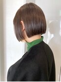 オリーブブラウンボブ_チェリーブラウンフェミニン_ba363383