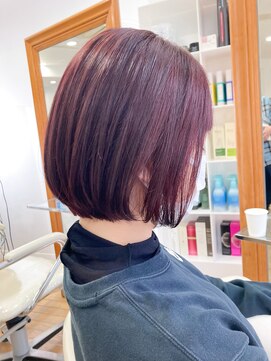 ヘッズ 本八幡店(HEADS) イメチェン チェリーブラウン フェミニン ダークアッシュ