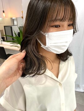 ツキ 横浜店(tuki) ミルクティーベージュダブルカラーケアブリーチインナーカラー