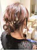 《結婚式お呼ばれヘアアレンジ》