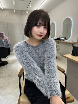 サンド 池袋(sand) 前髪パーマ/マチルボブ/髪質改善/アッシュカラー/グレーベージュ