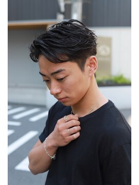 メンズフィール 南森町(MENS FEEL) スペインカール/スパイキーショート/ブルーブラック/南森町