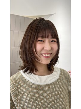 マッシュ 天王寺あべの(MASHU) ブリーチ無しベージュ×くびれレイヤーカット