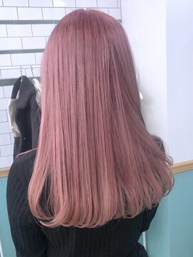 ゲーム 吉祥寺店(GAME) ダブルカラーミルクティーピンクベージュカラーハイトーンカラー