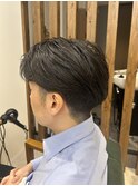 オールバック風