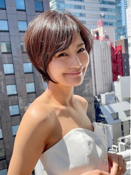 シー バイ ロンド 新宿(Sea by Lond) 【福島】イメチェン×美髪[外はねボブ/ボブ/グレージュ]