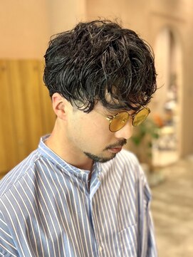 ガーデンヨコハマエスト(GARDEN YOKOHAMA est) ニュアンスパーマ　前髪　前下がり　ショート