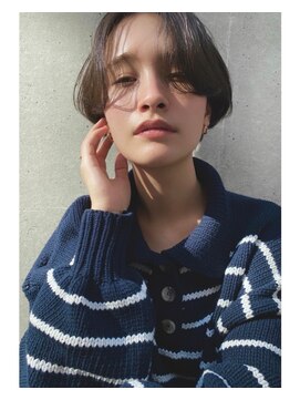 エムスラッシュ 表参道(M.SLASH) 表参道/センターパート/ネイビーブラック/抜け感ヘア/小顔i3