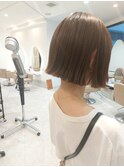 ☆きりっぱなしボブ・ミニボブ・ミルクティーベージュ☆
