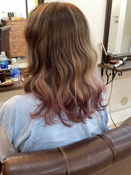 アウルム 下北沢(aurum) ケアブリーチピンク