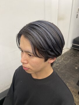 アドラ(ADLLA) ハイライト★ブルーシルバー