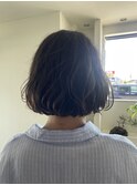 くせ毛ボブ