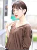 大人かわいい/ココアブラウン/フリンジウェーブ/神谷茜