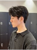 ニュアンスパーマ/センターパート/Men's/メンズパーマ/韓国