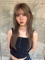 サイン 表参道(SIGN)&nbsp;韓国ヘアグレージュカラーブリーチ無し髪質改善透明感カラー