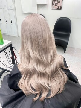 ペレ 渋谷(PELE) くびれヘア/アプリコットオレンジ/夏のヘアアレンジ/渋谷