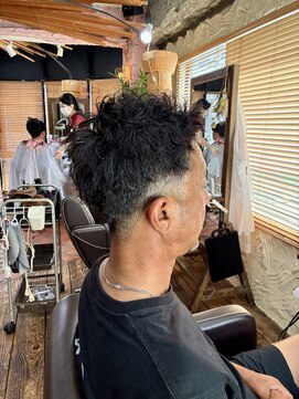 ロッソバイアルター 鎌取(ROSSO by aL-ter) ブルーブラック/フェザーパーマ/サーフカール[鎌取/増田]