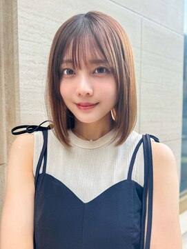 ガーデン 銀座(GARDEN) キレイに収まる大人かわいいフェミニンボブ