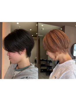 小顔に見せる、ミリ単位までこだわった似合わせショートが人気！あなたの魅力を最大限に引き出します◎