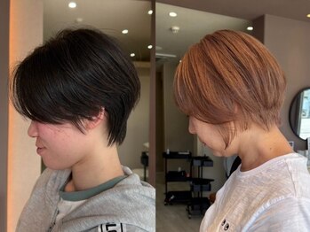 リアン(Lien.)の写真/小顔に見せる、ミリ単位までこだわった似合わせショートが人気!あなたの魅力を最大限に引き出します◎