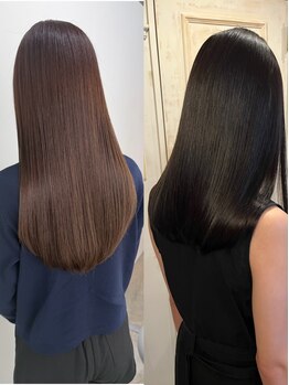 【中崎町駅徒歩30秒】長くキレイな髪を維持したい方にオススメ♪こだわりの髪質改善TRで指通り◎のうる艶髪