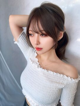 【kumu】 ロングレイヤー/顔周りカット/栄/名古屋