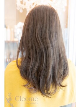 クレオメバイスーリール(Cleome by sourire) ♪オリーブグレークラゲヘアーココアベージュ小顔レイヤー黒髪