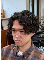 ジェットブラックキューサンロク(JET BLACK 936) king Gnu 常田さん風 カスタムパーマ