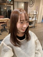 【Stylist 津曲】ig @imagetsumagarimisaki：ボブ/顔周りレイヤー/ナチュラルツヤカラーお任せください☆