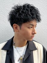 アイビーズ(IVYS)&nbsp;ルーズショートパーマアクティブショート大人メンズヘアスタイル