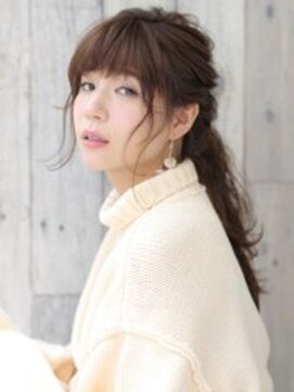 シロフイケブクロ(shirof ikebukuro) 「磯野真由美」小顔ゆるふわアレンジ×ポニーテール
