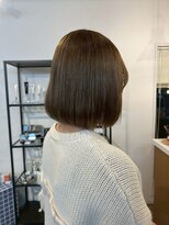 クララジャパン ナベシマ(CLALA JAPAN Nabeshima)&nbsp;ボブ　ミルクティーベージュ　艶髪　髪質改善カラー　ショート