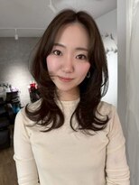 エトワ 中央店(etoi)&nbsp;大分ハッシュカット胸上鎖骨下ミディアムレイヤースタイルかるめ